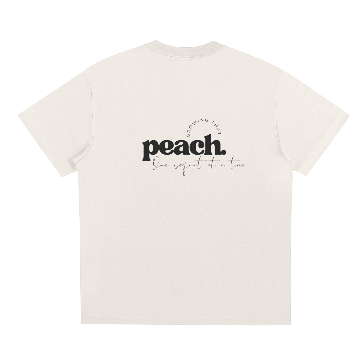 Growing that peach oversized  T-Shirt