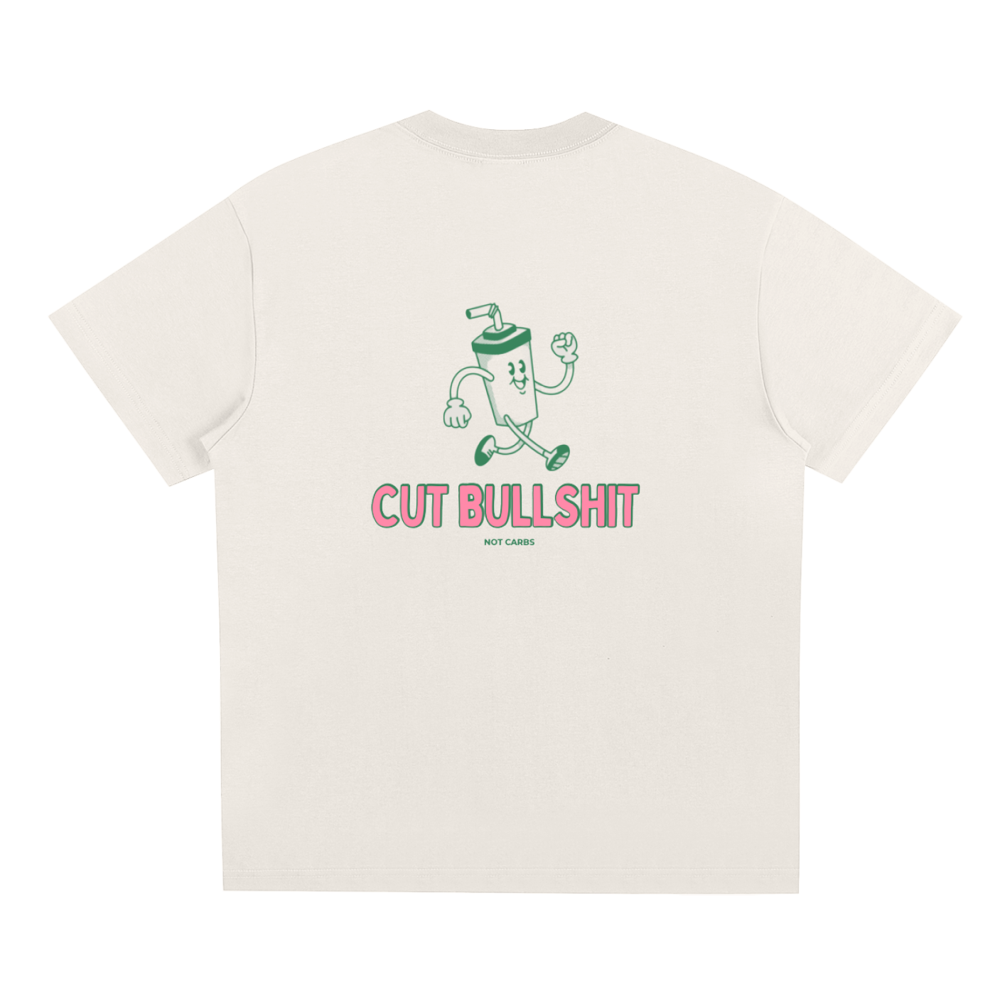 Cut carbs to oversized T-Shirt